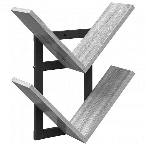 vidaXL Nástěnná floating polička Šedý Sonoma 43 x 15 x 47 cm