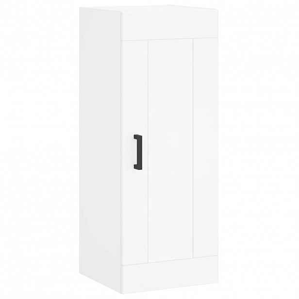 vidaXL Nástěnná skříňka bílá 34,5 x 34 x 90 cm kompozitní dřevo