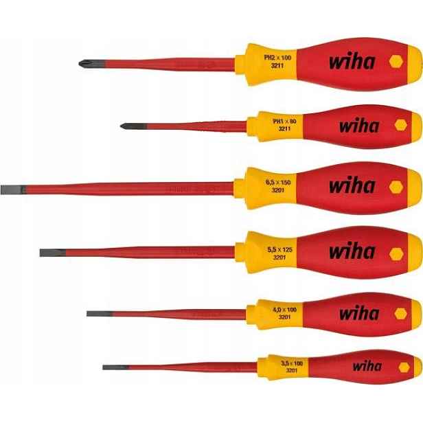 Sada Wiha 6 šroubováků, izolované šroubováky, Electric 1000V Vde 35389