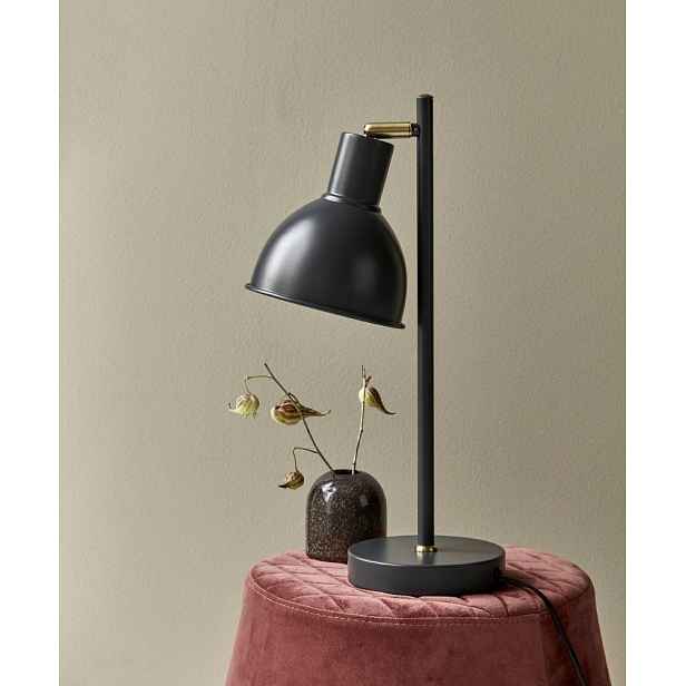 Stolní lampa Pop šedá E27 1x15W max kov šedá Nordlux