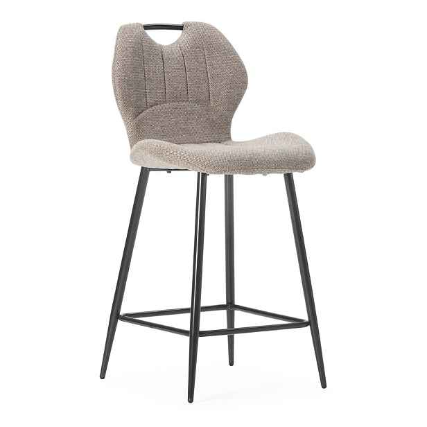 Světle hnědé barové židle v sadě 2 ks (výška sedáku 65 cm) Muli – Marckeric