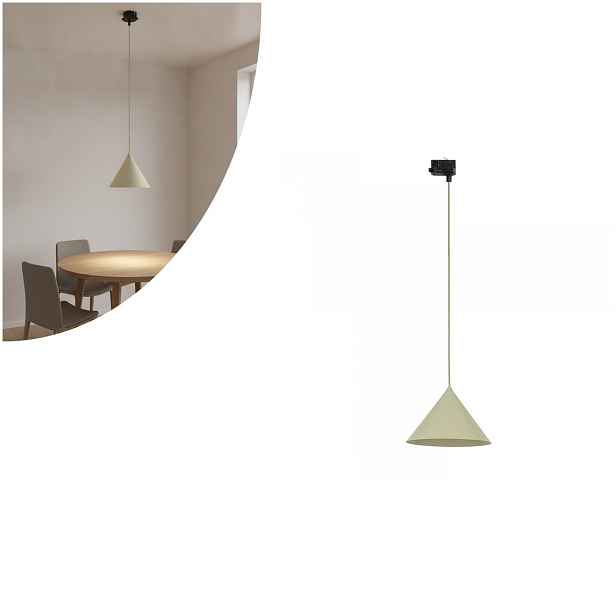 Závěsná kolejnicová lampa 3F Tracer Cono 11681 Tk Lighting