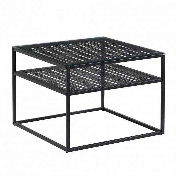 MID.YOU KONFERENČNÍ STOLEK, černá, sklo, 60/60/45 cm