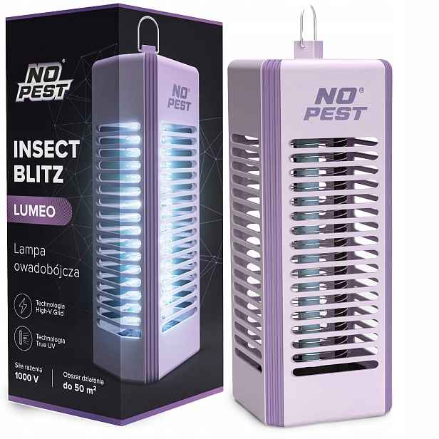 Uv Lampa Proti Hmyzu Lumeo Levandulová Proti Komárům, Muchám, Vosám A Hmyzu
