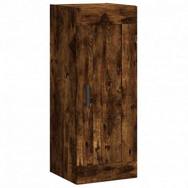 vidaXL Nástěnná skříňka kouřový dub 34,5 x 34 x 90 cm kompozitní dřevo
