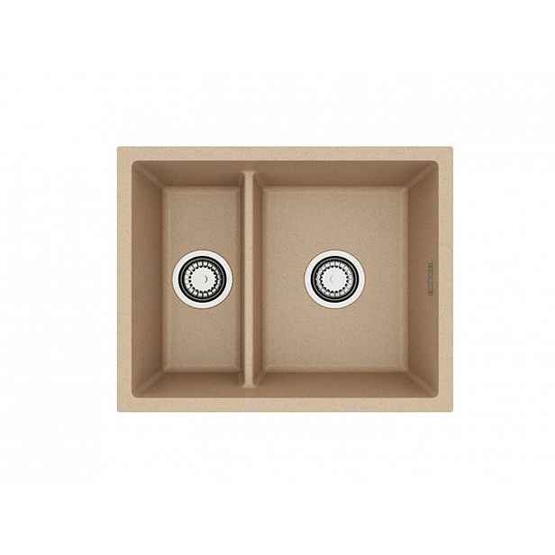 Alveus Omni - Granitový dřez 55x45 cm, beige 1150068