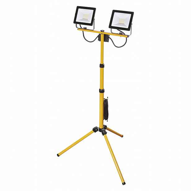 Emos Led reflektor Hobby Slim 2×30W se stativem, 4000K