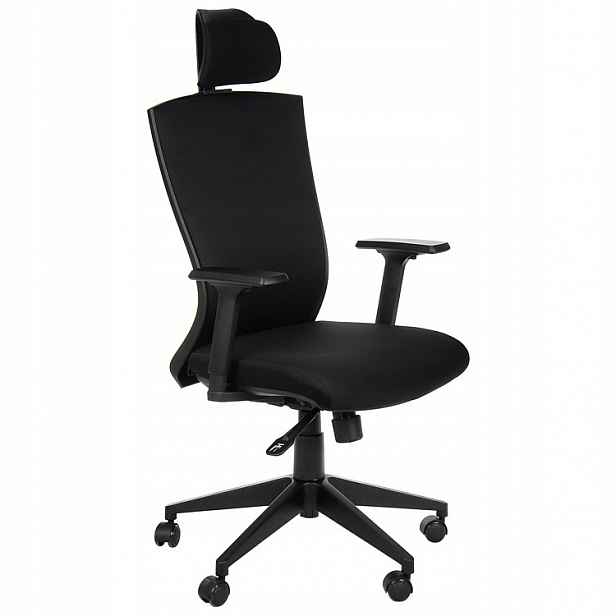 Kancelářská židle HG-0004F Černá