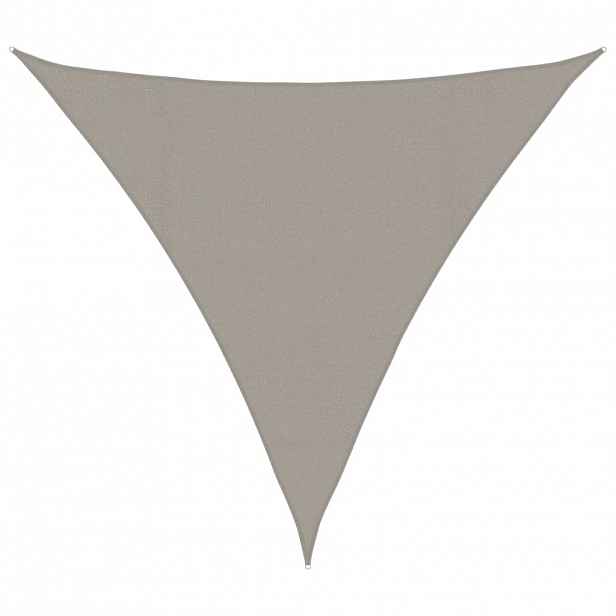 vidaXL Stínicí plachta 160 g/m² trojúhelník šedá 4,5x4,5x4,5 m HDPE