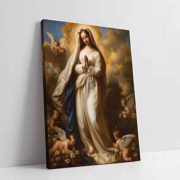 Obraz na plátně Neposkvrněná Matka Boží Maria do obýváku, pokoje, 60x80 cm