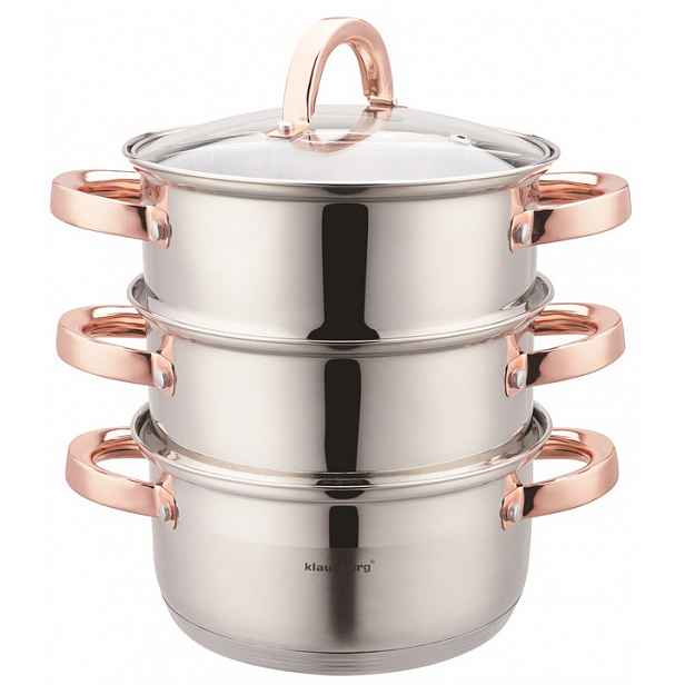 Hrnec Na Páru Klausberg 4 Díly 20 cm, 3,1 L KB-7726
