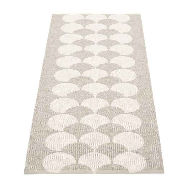 Krémový vnitřní a venkovní běhoun 70x150 cm Poppy Linen – Pappelina
