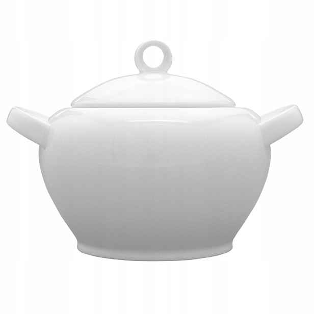 Lubiana Sonia Váza na Polévku 2,7 l s Víkem Porcelánová Bílá na Vývar