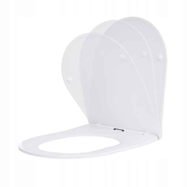 Wc Sedátko Odnímatelné, Univerzální, Pomalu Padající, Tvrdé, Duroplastové, Bílé