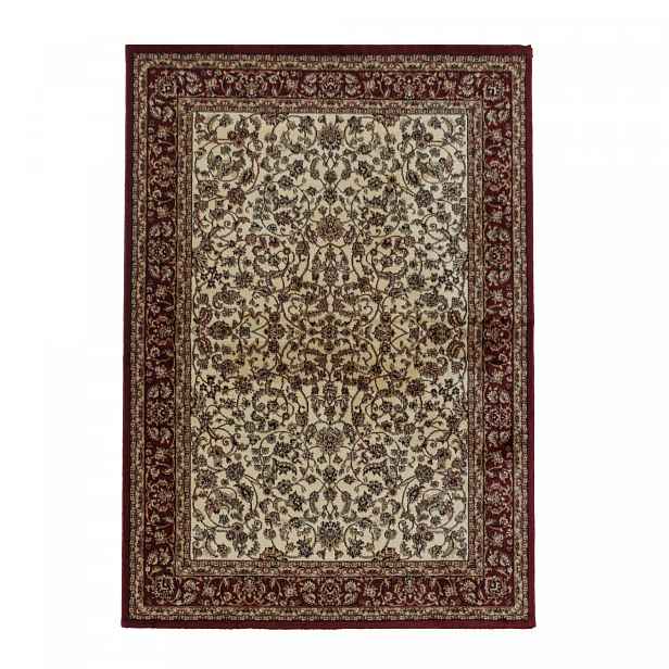 Kusový koberec Kashmir 2604 cream, 120x170, červená, chodba / předsíň, Ayyildiz