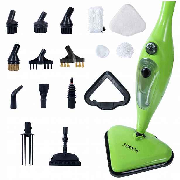 Multifunkční Parní Mop 12 Nástavců 4 Nástavce AquaSteam 4,2 Bar 2000 W