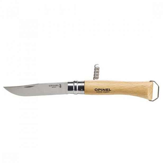 N°10 nerezový nůž, s vývrtkou, 10 cm - Opinel