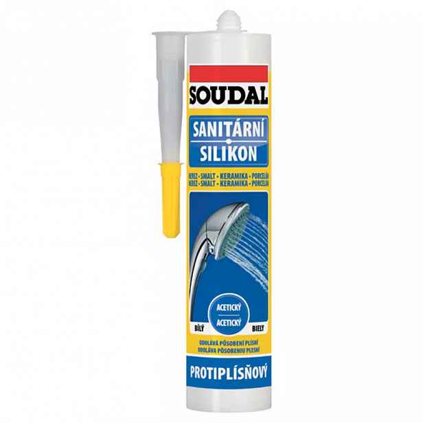 Soudal sanitární silikon bílý 280 ml
