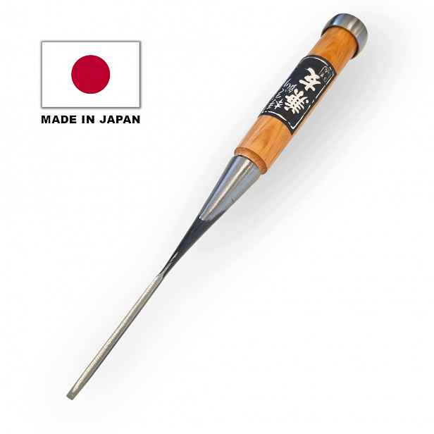 Japonské dláto 3 mm pro kumiko Shirogami Oire Kanetomo