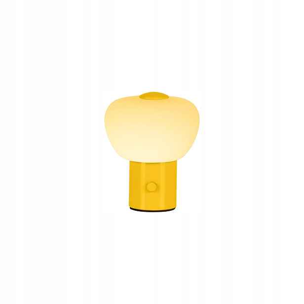 Lucide Gustav bezdrátová Led stolní lampa 0,8W žlutá skleněná