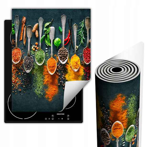 Ochranná Podložka Na Sporáky Deska Dekorace 40x52 cm Koření Lžíce