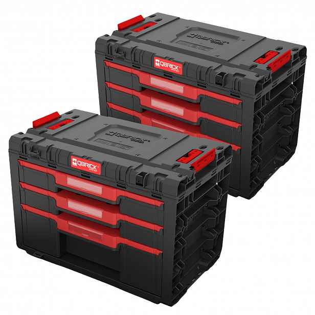 Qbrick System Prime DRAWER3 Toolbox Basic Kufr na nářadí x2