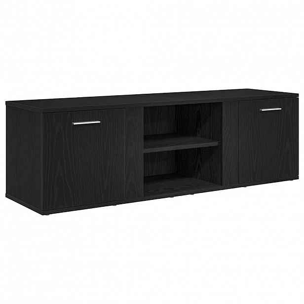 vidaXL TV stolek černý dub 120 x 34 x 37 cm, dřevo