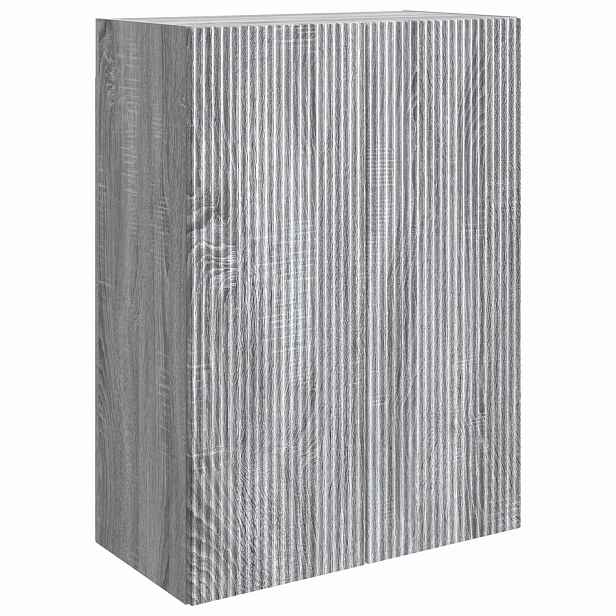 vidaXL Nástěnná skříň 66 x 34,5 x 90 cm Kompozitní dřevo Šedý Sonoma
