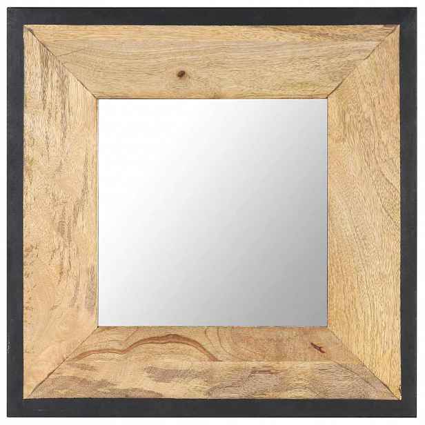 vidaXL Zrcadlo 50 x 50 cm masivní mangovníkové dřevo