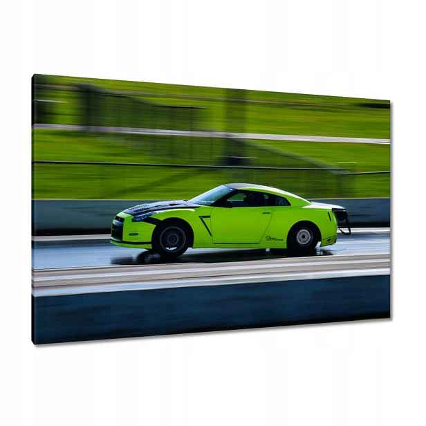 Obrazy 120x80 Zelené sportovní auto