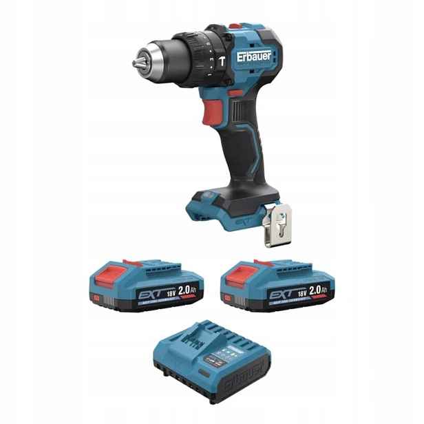 Aku Vrtačka Erbauer G2 2 x 2 Ah 18 V