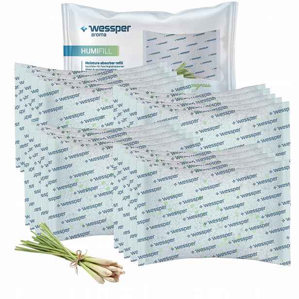 Náplně do pohlcovače vlhkosti 250 g Wessper s vůní citronové trávy 20x