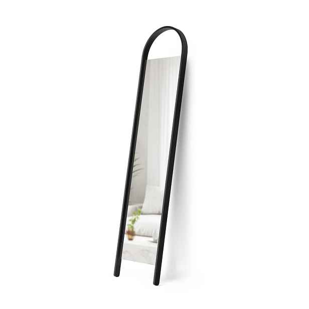 Zrcadlo ve dřeveném rámu 45x196 cm Umbra Bellwood - černé