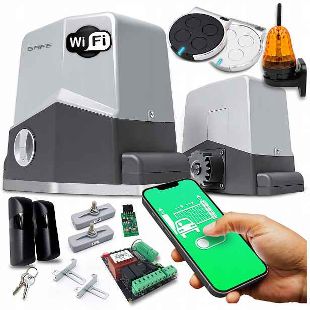 Set Pohon Pro Posuvnou Bránu lampa pohonu ovladače 600 kg Wifi automat