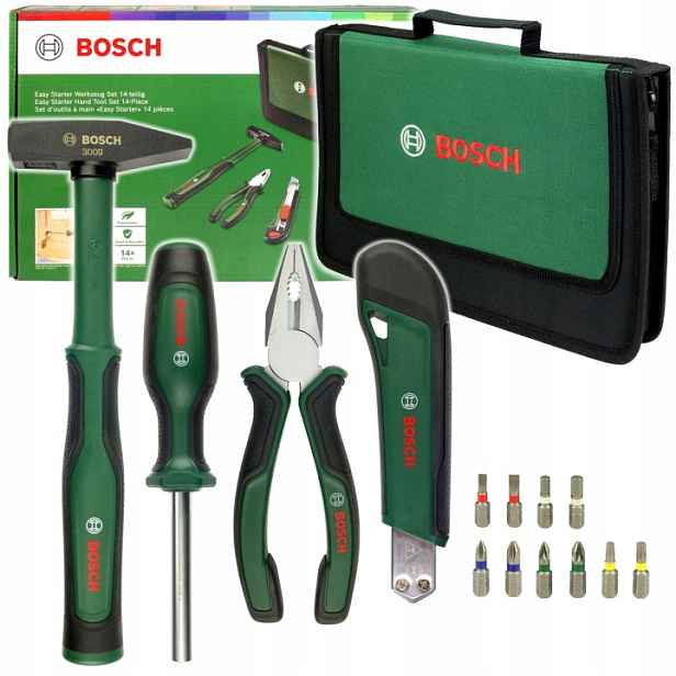 Bosch Sada 14 ručních nástrojů Dílna Dům Domácí kutilství