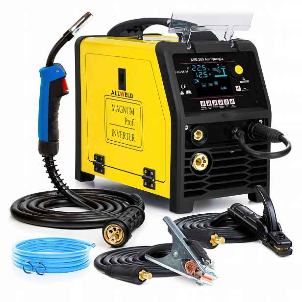 Poloautomatický Svařovací Stroj Magnum Mig 209 Alu Synergie Mag Mma Tig 230V 200A