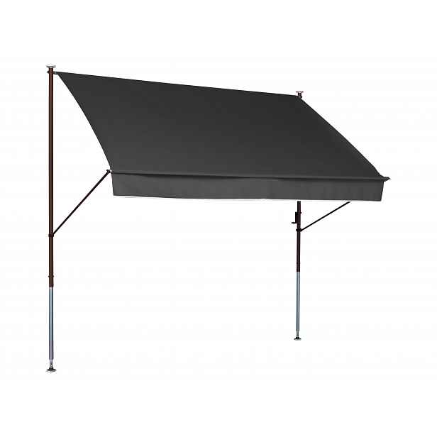 Upínací markýza Angerer (tmavě šedá, 150 cm)