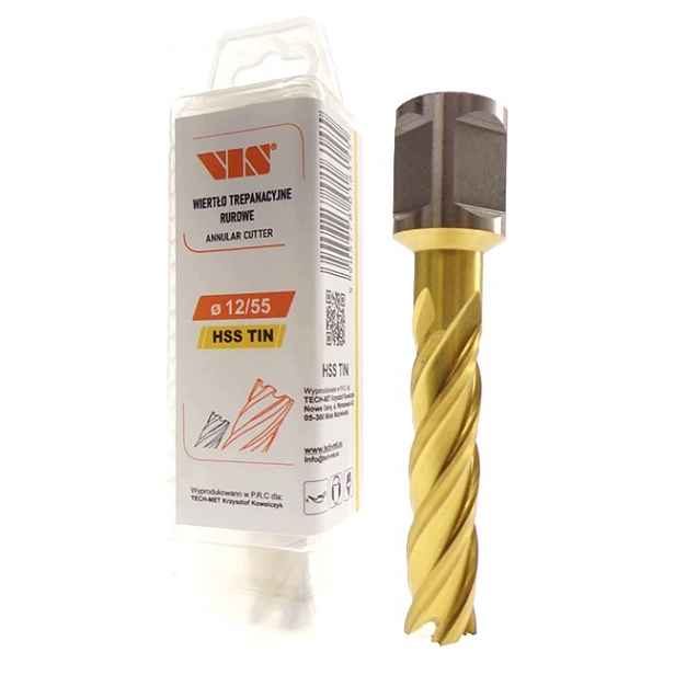 Vrták Korunkový Frézovací 12 mm Dlouhý 55 mm