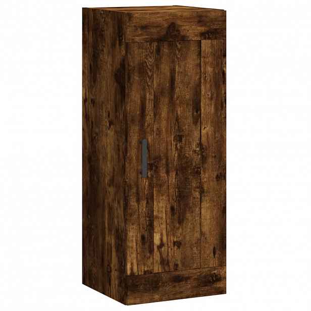 vidaXL Nástěnná skříňka kouřový dub 34,5 x 34 x 90 cm kompozitní dřevo