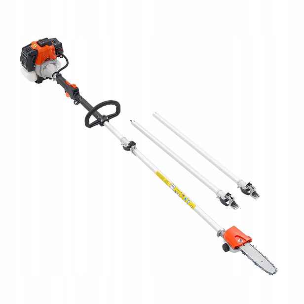 Benzínová pila s výložníkem, silná, 33 cm, větve, stromy, zahrada, 354 cm Premium