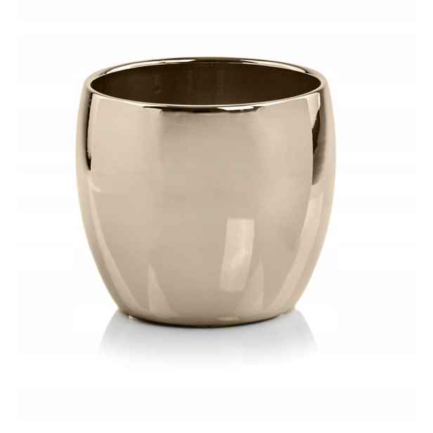 Keramika Květináč Kula 23cm Zlatá