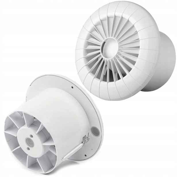 Koupelnový stropní ventilátor Domácí 15W Kuličkové ložisko Fi 100 mm