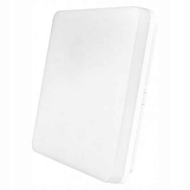 Led přisazené svítidlo Tori, čtvercové bílé 24W neutr. b., IP54
