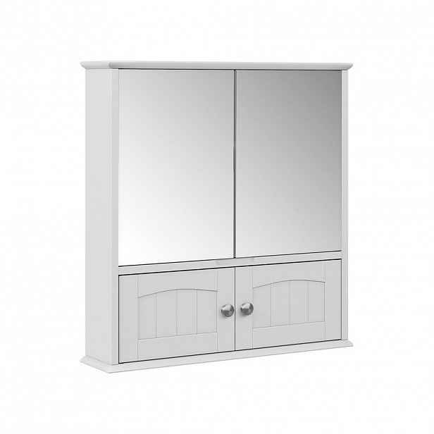 Vicco KOUPELNOVÁ ZRCADLOVÁ SKŘÍŇKA Bianco Bílá 56 x 58 cm