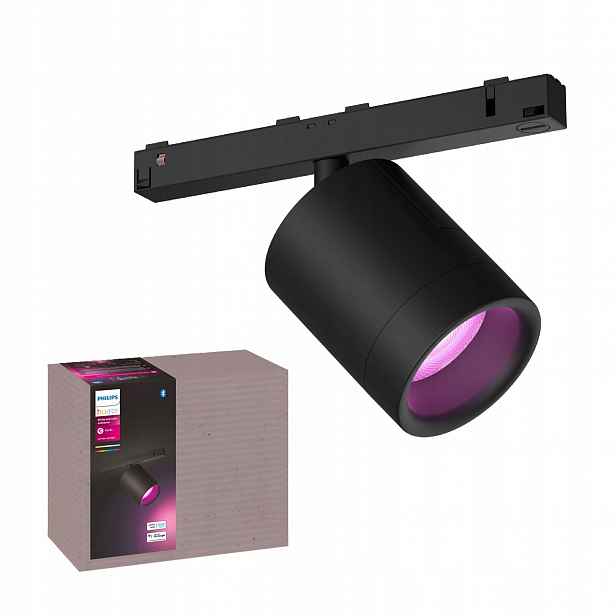 Led reflektor Perifo bodový černý 5,3W 510lm Cct Rgb Philips Hue