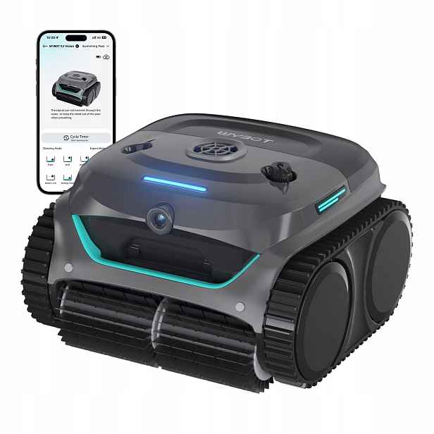 Bazénový robot Wybot C2 Vision-A s Ai, 180 min, 200 m2