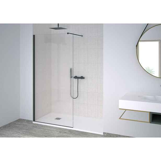 Forte BE.COLORS WALK-IN — Barva rámu - 496 champagne, Rozměr A - 120, Výplň - Millerighe bezpečnostní sklo - 6 mm