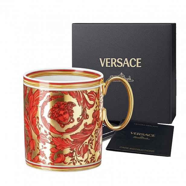 Hrnek Versace Medusa Garland Red Rosenthal