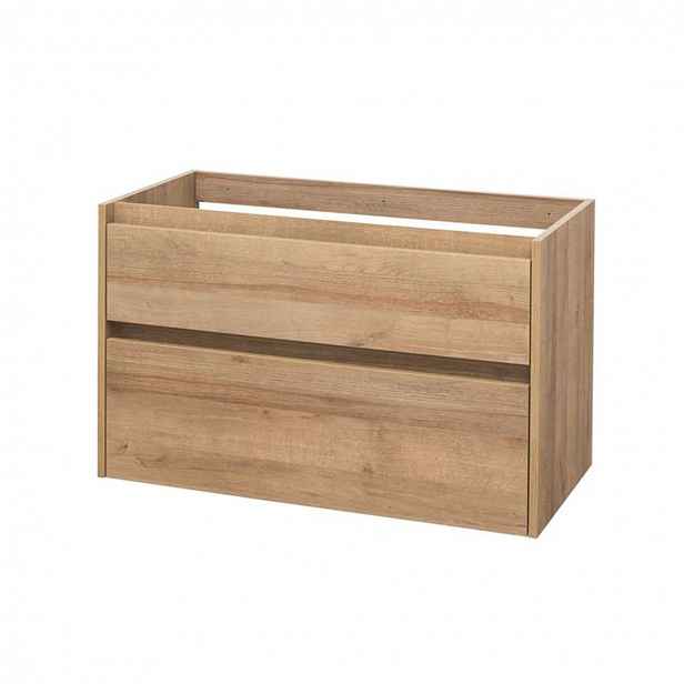 Mereo Opto - Umyvadlová skříňka 81x58x46 cm, 2 zásuvky, dub CN921S