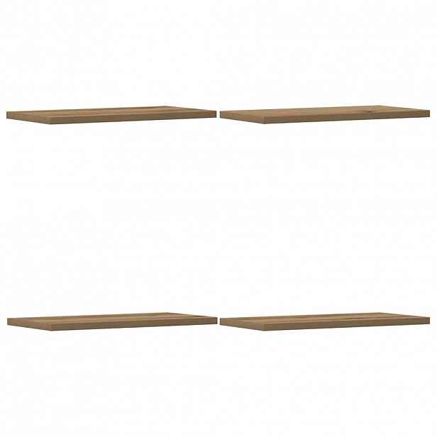 vidaXL Nástěnné police 4 ks dub artisan 40x20x1,5 cm kompozitní dřevo